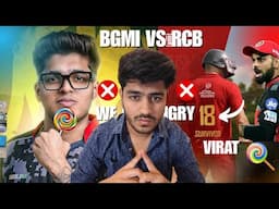 I am Virat fan ! Ye Bhot Galat Keya Bgmi Walo 🤬 Rcb vs Bgmi