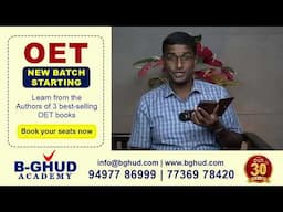 OET Speaking | B-GHUD OET | #LIVE - 51