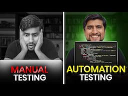 Manual Testing vs Automation Testing - Confusion Solved...