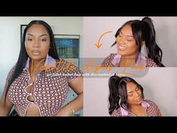 GET FULLER LONGER HAIR WITH CLIP-INS IN MINUTES | versatile ponytail looks ft. QVR