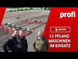 11 Pflanzmaschinen im Einsatz 💪 Kartoffeln pflanzen mit der LFG/ASG und Hendrik Lindemann
