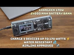 Sharge SharGeek 170 Watt Battery Bank : THIS IS A MUST HAVE!