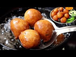 బియ్యంపిండితో బొండాలు అప్పటికప్పుడు ఇలాచేయండి మంచి రుచిగా రౌండ్ గా వస్తాయి👌 Rice Flour Bonda Recipe