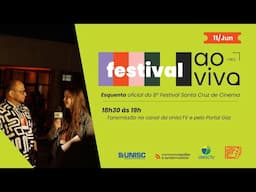 Festival Ao Vivo 🔴 Esquenta OFICIAL do Festival Santa Cruz de Cinema | 2° noite