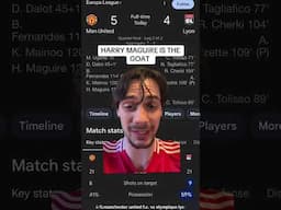 MAN UNITED 5-4 LYON REACTION #manchesterunited #lyon #europaleague
