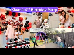 Ultimate Desi Birthday Party Abroad! 🎂 Cars Theme, Bouncy Castle & Backyard Cricket | couple London