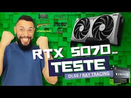 TESTE REAL RTX 5070 MSI VENTUS - 12GB DA CONTA DO RECADOS PARA GAMES PESADOS ?