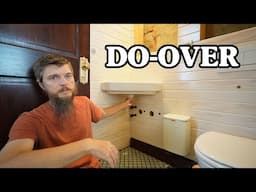 This Bathroom Needs Work - Corner Sink Swap