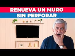 Renueva el muro de tu dormitorio sin perforar