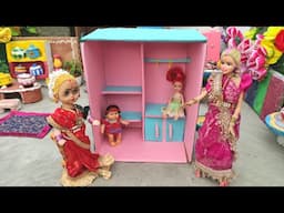 Barbie Doll All  Day Routine In Indian Village/Radha Ki Kahani Part -494/Barbie Doll Bedtime Story||