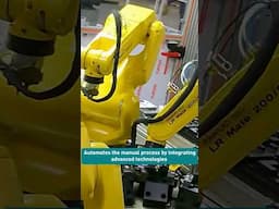 Precision stainless tube inspection and assembly #shorts #automation #robotics #fanuc