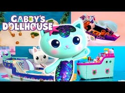The Mermaid Cruise Ship! Toys, Crafts & Seaside Fun!! 🛳️  | GABBY'S DOLLHOUSE