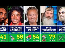 Most Shocking Celebrity Deaths of All Time | Phil Robertson, Matthew Perry, Tom Petty
