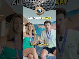 Epic Universe ALL RIDES DRAFT 💫🎢