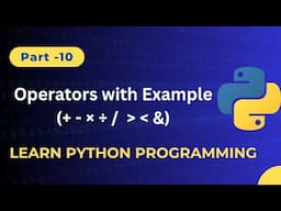 Operators in Python Explained: Complete Guide with Examples for Beginners