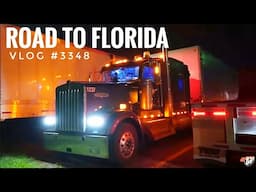 ROAD TO FLORIDA | My Trucking Life | Vlog 3348