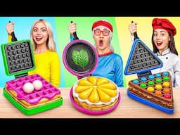 Me vs Grandma Cooking Challenge! Cake Decorating Kitchen Tricks by MEGA GAME