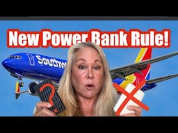 NEW Southwest Airlines Battery Policy! What You Need To Know!