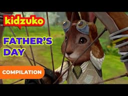 @OfficialPeterRabbit - 🐰 Peter Rabbit Father's Day Adventure 🪁 | Compilation | @Kidzuko