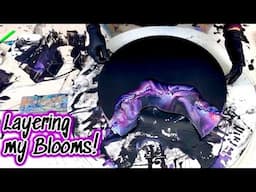 # 777 - NEW Design!  Playing with blooms and multi layers! - Acrylic Paitning