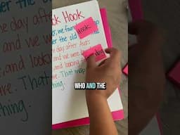 How to start a narrative with a HOOK #middleschoolteacher #writingskills #teacher