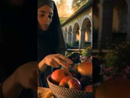 ASMR apples cutting
