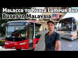 Ep 210 Malacca to Kuala lumpur Bus: Cheapest Hostel near Kl Airport   4K