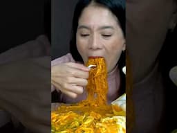PANCIT PALABOK x PANCIT MALABON #filipinofoodmukbang  #mukbang #eating #shorts #pancitpalabok #eat