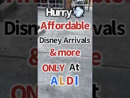 NEW AFFORDABLE DISNEY ARRIVALS & MORE FROM THIS WEEK’S ALDI AD WALK‼️ HURRY‼️ #aldi #disney #shop