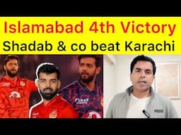 LIVE 🛑 Islamabad 4th Victory | Karachi again played like Karachi | Tomorrow Karachi vs Zalmi