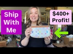 Ship With Me $1300+ In Sales Reseller What Sold On Poshmark For HUGE Profits