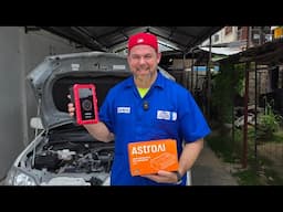 How to jumpstart a Hybrid Car with the Astro AI Portable Jump Starter and Tyre Air Compressor 2 in 1