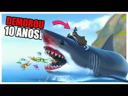 EU só LEVEI 10 ANOS PARA CONSEGUIR DOMAR O MEGALODON!  no Amazing Frog