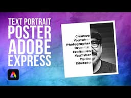 Creating Stunning Text Portrait Art Using Adobe Express