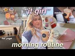TRYING THE VIRAL 5AM "IT GIRL" MORNING ROUTINE