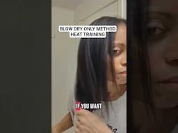 Can you use a blow dryer (only) to heat train your hair? #straightnaturalhair #silkpress