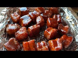 How to smoke BURNT ENDS- pork belly