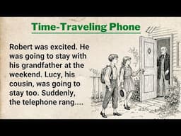 Learn English Through Story Level 4 ⭐ English Story - The Time-Traveling Phone