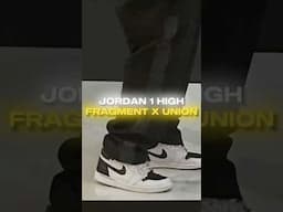 La collab la plus décevante depuis longtemps ! Jordan 1 High X Fragment X Union