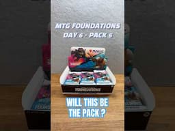 MTG Foundations Jumpstart Boosters - Day 6 - Pack 6 #MTG #MagicTheGathering #ASMR