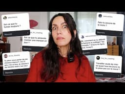 ✨ LA FAQ DE L'ANNÉE ✨ Solitude, batterie, tabac, moto, cheveux blancs, appareil dentaire... 🕵🏻‍♀️