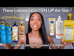 Body Lotions for Light , Even Skin that is worth your money | 6 Skin Lightening Lotions to try