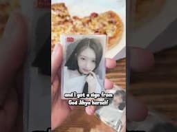 You Get Pizza AND Kpop Photocards? 🍕