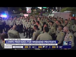 Las Vegas police prepare for weekend protests
