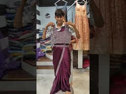 Ready to wear🥻 saree trends 🔥in chennai sowcarpet 😍
