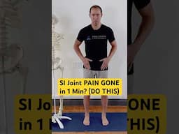 SI Joint PAIN GONE in 1 Min? (DO THIS) ✅