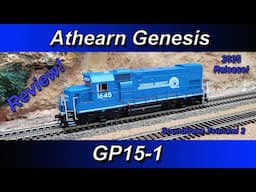 Review! Athearn Genesis GP15-1 with Tsunami 2 DCC Sound in HO Scale (2025 Release)