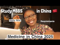 Study Medicine (MBBS) in China 2025 Intake. NOW OPEN! Self sponsored programs, academic scholarships