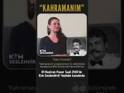 Elif İnci: "Babamı sinemada izlerken gerçekten öldü zannederdim" #shorts