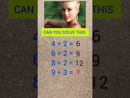 CAN YOU SOLVE THE MATH LOGIC PUZZLE/ BRAIN TEST 🔥💯 #shorts #youtubeshorts